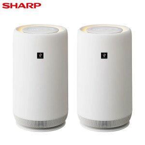 【セット商品】【2台セット】シャープ 空気清浄機 FU-RC01-W ホワイト系 プラズマクラスター7000搭載 おすすめ畳数〜6畳 花粉対策 コンパクト 玄関 キッチン