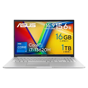 ASUS Vivobook X V[Y m[gp\R 15.6^ Core i7-13620H  16GB SSD 1TB WebJ Wi-Fi 6E Bluetooth Windows11 WPS Officet {L[{[h X1502VA-I7H161SIRAD