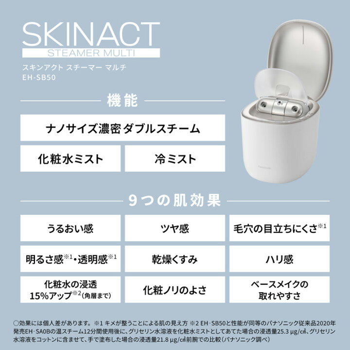 楽天市場】【レビュー特典】Panasonic スキンアクト スチーマー EH 