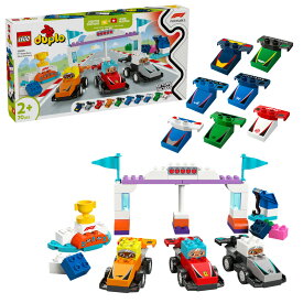 レゴ LEGO 10445 デュプロのまち F1 レースカーとドライバー おもちゃ 玩具 プレゼント 2歳 3歳 4歳