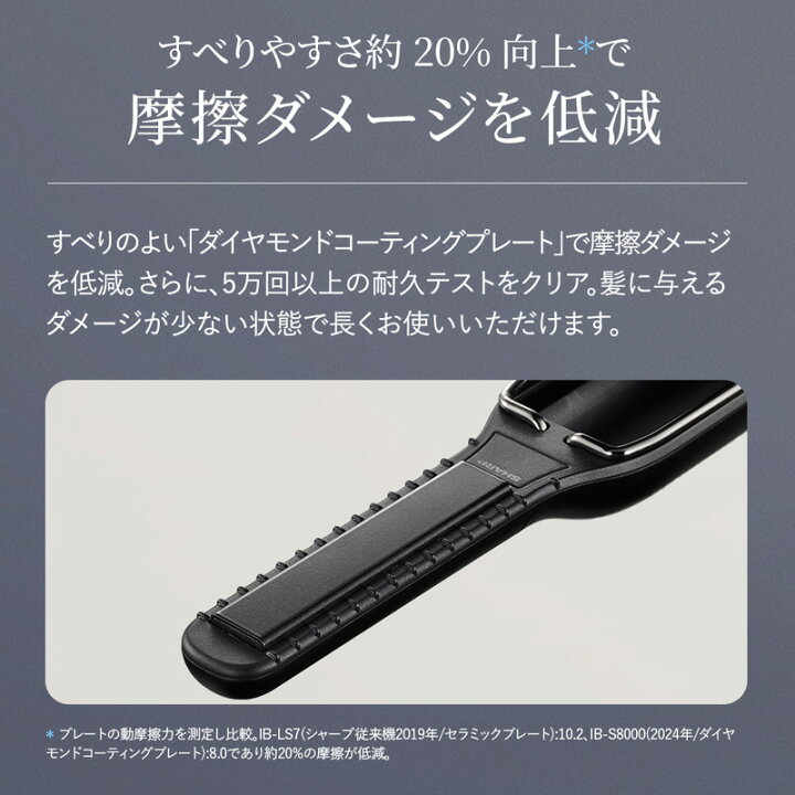 楽天市場】シャープ パワーモバイルコードレスアイロン IB-S510B 