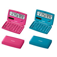 CASIO 折りたたみ手帳型カラフル電卓 10桁 SL-C100C