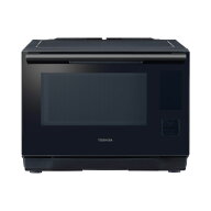 東芝 過熱水蒸気オーブンレンジ 石窯ドーム 26L ER-D4000B(K) ブラック コンパクト カラータッチ液晶表示