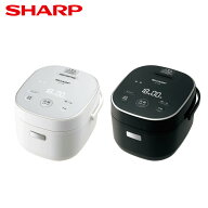 シャープ ジャー炊飯器 3合炊き KS-CF05B ホワイト系/ブラック系