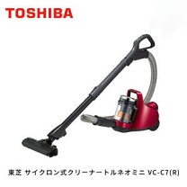 楽天市場】掃除機 東芝 vc-c7-r（集じん方式サイクロン）の通販