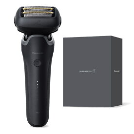 Panasonic メンズシェーバー ラムダッシュPRO 5枚刃 ES-L551D-K マットブラック ACアダプター充電