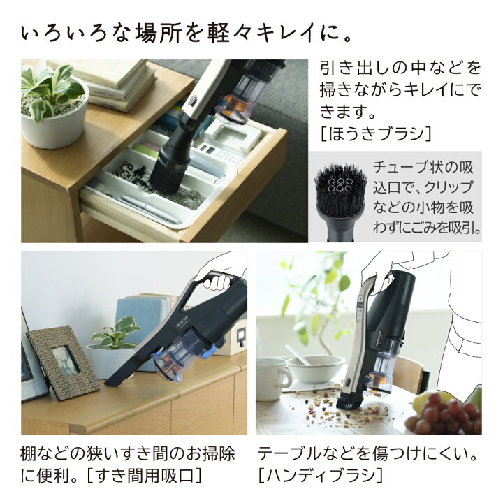 楽天市場】日立 スティッククリーナー コードレス式 ラクかる 