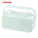東芝 AUREX テレビ用ワイヤレススピーカー 防滴仕様 置くだけ充電 TY-WSD20(W)