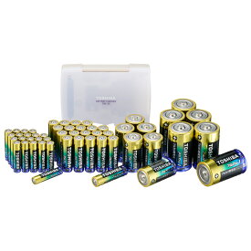 東芝 X-JOUBI SET7 アルカリ乾電池 単1形(6個入) / 単2形(6個入) / 単3形(2個入×10) / 単4形(2個入×10) / バッテリーチェッカー 1台 [ LR20AN 6MP / LR14AN 6MP / LR6AN 2KP / LR03AN 2KP /TBC-30(W) まとめ買い ] X-JOUBI SET7