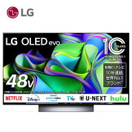 【設置取付なし】LG 有機ELテレビ OLED48C3PJA [48V型 /4K対応 /BS・CS 4Kチューナー内蔵 /YouTube対応 /…