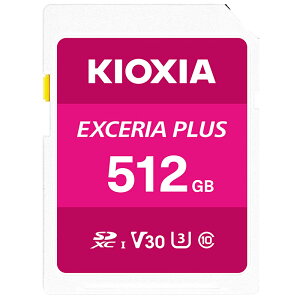 KIOXIA SDXCJ[h 512GB Class10 KSDH-A512G EXCERIA PLUS (GNZAvX) sN Ń yKiz