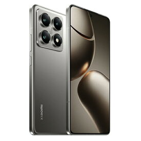 Xiaomi 14T Pro 12GB+512GB Titan Gray SIMフリースマートフォン 超薄型 Leica 光学レンズ 120Wハイパーチャージ MediaTek Dimensity 9300+144Hz AIディスプレイ ワイヤレス充電 ムービーモード