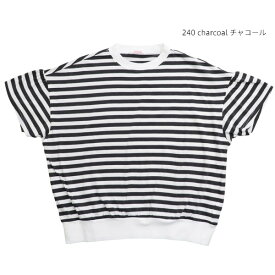 ＼10％offクーポン配布中／ FABRIQUE en planete terre ファブリケアンプラネテール ギャザー 半袖 S/S Tシャツ カットソー 241-033 ギフト 母の日 プレゼント ランキング