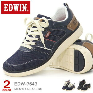 EDWIN �����Y �X�j�[�J�[ �J�W���A���V���[�Y �E�H�[�L���O�V���[�Y ���[�J�b�g �C �Ђ��C �R�C �y�� ���L 4E �y�� �ʋ� �d�� �� �u���b�N �I�V���� �G�h�E�B�� EDW-7643