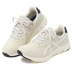 アシックス ウォーキングシューズ メンズ スニーカー ランニングシューズ ひも靴 ファスナー 運動靴 asics WELLNESS WALKER GEL-FUNWALKER 1291A041