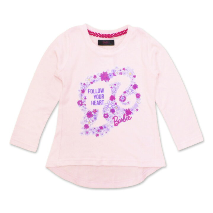 楽天市場】バービー 長袖 Tシャツ ロング 女の子 カットソー キッズ  