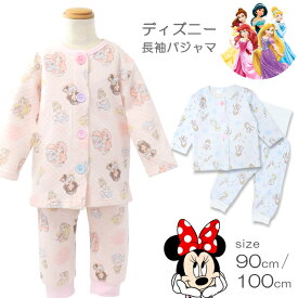 パジャマ ディズニー プリンセス アナと雪の女王 スヌーピー トムとジェリー 長袖 ルームウェア 寝巻き 男の子 女の子 キッズ ベビー 子供服 腹巻 ミッキー ミニー ラプンツェル ベル アリエル アナ雪 アナ エルサ カーズ キャラクター 総柄 秋冬 長ズボン 上下セット