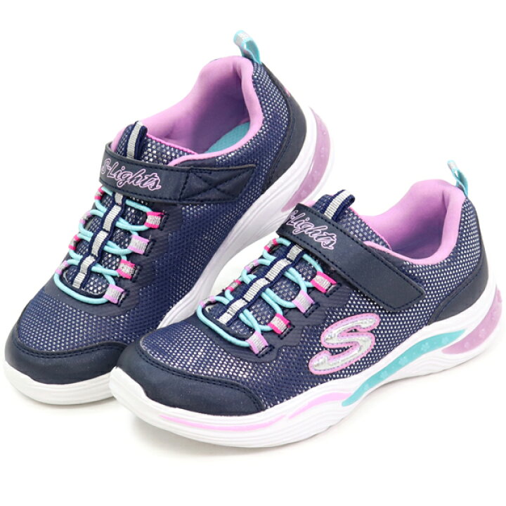 楽天市場 スケッチャーズ 光る靴 キッズ スニーカー 男の子 女の子 ジュニアシューズ ランニングシューズ Skechers l 2l 3l Super Foot