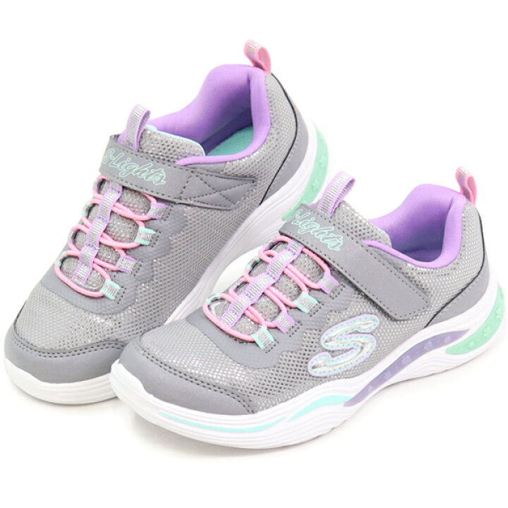 楽天市場 スケッチャーズ 光る靴 キッズ スニーカー 男の子 女の子 ジュニアシューズ ランニングシューズ Skechers l 2l 3l Super Foot
