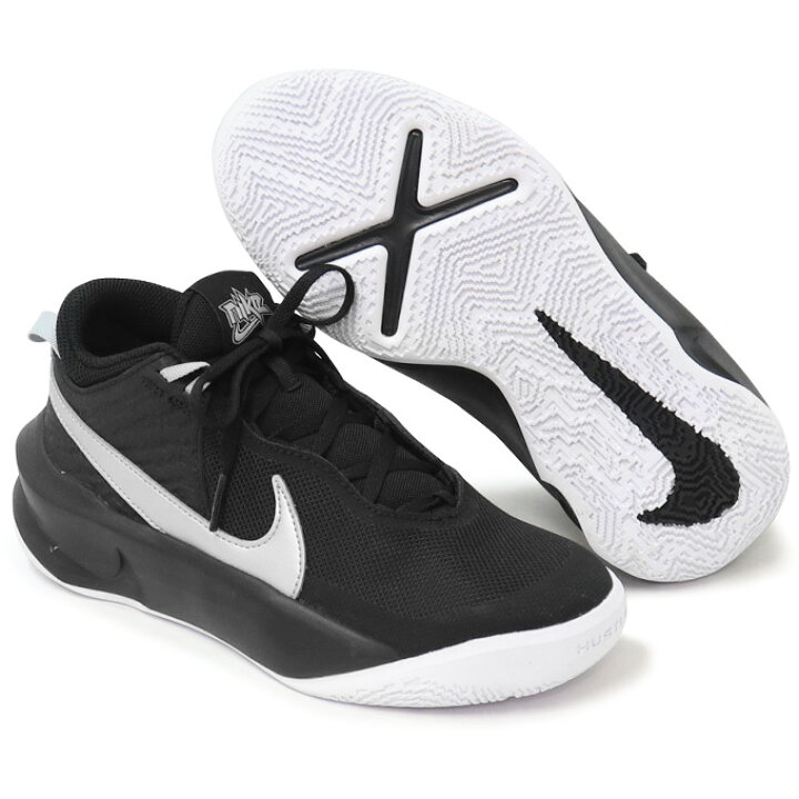 楽天市場 Nike ナイキ キッズ スニーカー ジュニア バッシュ バスケットボールシューズ 男の子 ジュニアシューズ 靴 Team Hustle D10 Gs 送料無料 Super Foot