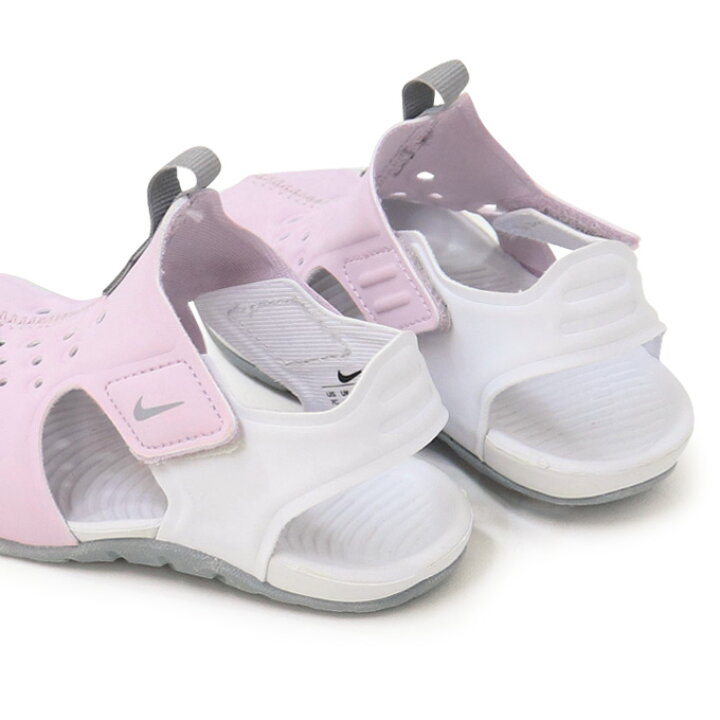 NIKE ナイキ サンダル キッズ ベビーサンダル ウォーターシューズ アクアシューズ ベビー 女の子 子供 靴 サンレイ プロテクト2 TD Super Foot NIKE サンダル 12センチ 黒 両サイドあき