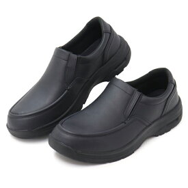 アシックス テクシー メンズ スニーカー ウォーキングシューズ ビジネスシューズ カジュアルシューズ 革靴 紳士靴 ファスナー サイドゴア 黒 Texcy TM-3016 TM-3017 送料無料