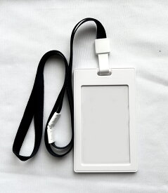 パスケース カード1～2枚用 タテ ABS樹脂製 シンプル IDカードホルダー Slide to Open Solis