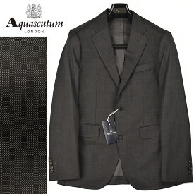 ◆Aquascutum アクアスキュータム◆春夏モデル 定価 82,500円 日本製 シャークスキン ウールジャケット グレー(Y4・Y5・A4・A5・A7・AB4サイズ) メンズジャケット ビジネス カジュアル おしゃれ