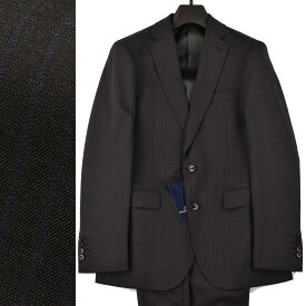 【ツーパンツ/パンツ2本セット】総裏 ウールポリエステル ストライプスーツ チャコールグレー(Y5・Y6・Y7・Y8/A4・A5・A6・A7)メンズスーツ ビジネススーツ 卒業式 入学式 入社式 新入社員 男 1146072-C