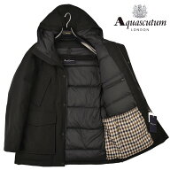 ◆Aquascutum アクアスキュータム◆定価 132,000円 ダウン マウンテンパーカー 黒(36・38・40・42サイズ)…