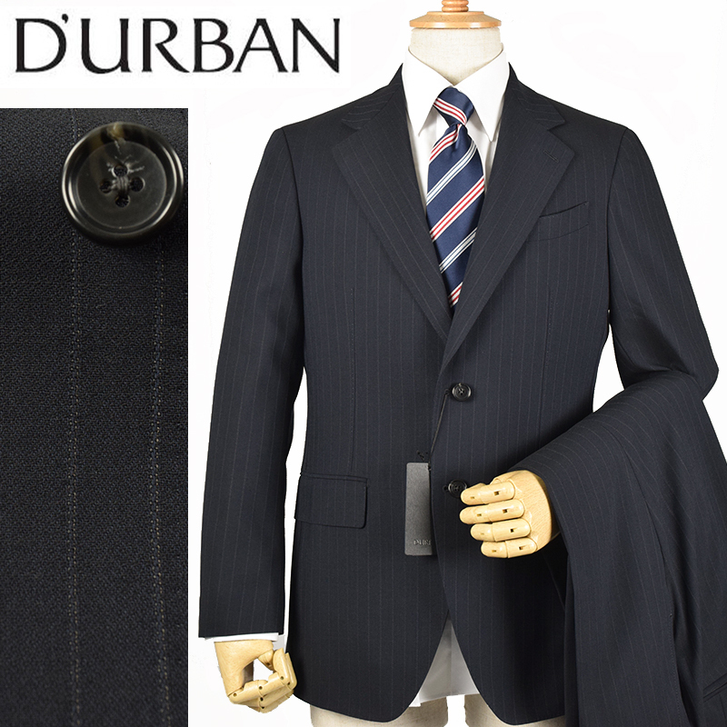 未使用 D'URBAN ダーバン メンズ スーツ ストライプスーツ セットアップ-