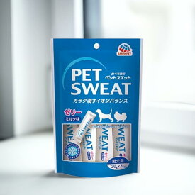 アース・ペット　ペットスエットゼリー(20g×7本入)×1個　愛犬用 ミルク味【国産】栄養補給　食欲増進/愛犬用栄養補完食(ドッグフード)　飲料　食べる水分補給　3個までメール便可 在庫限り【4632】