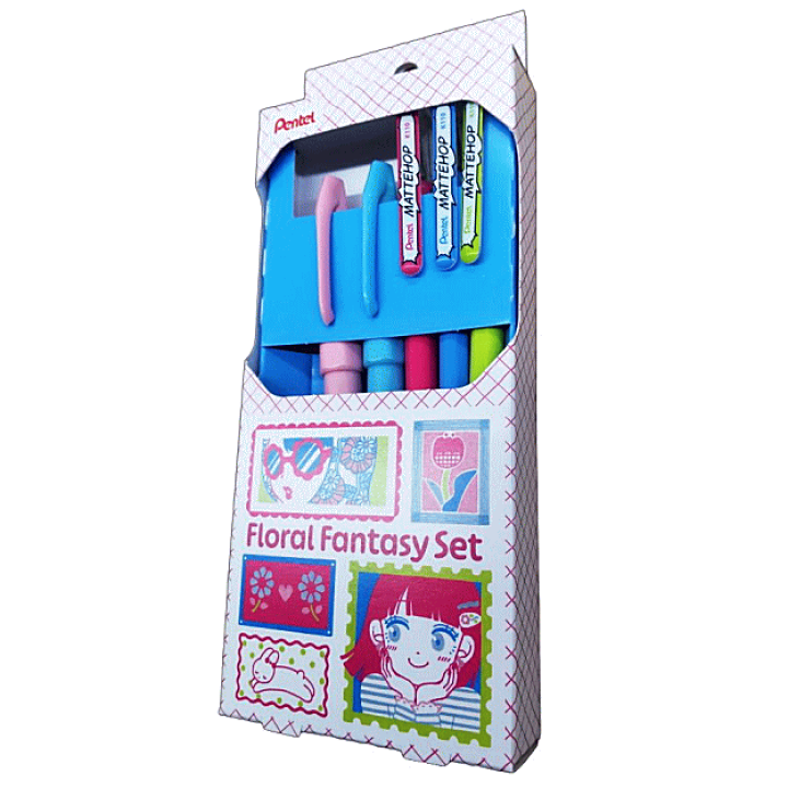 楽天市場】ぺんてる Pentel マットホップ（MATTEHOP）3本と筆touch