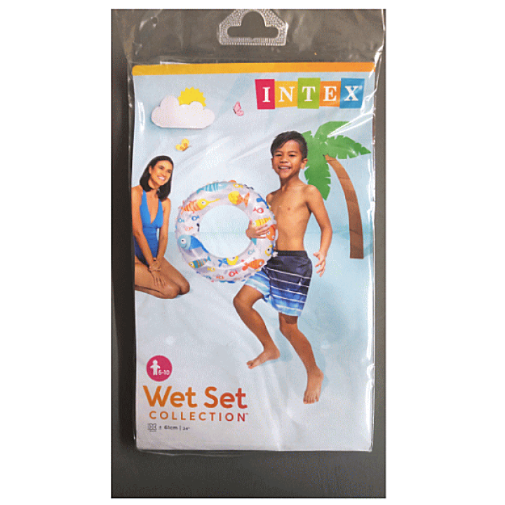 楽天市場】61cm 子供用うきわ キッズ 浮き輪 59241 INTEX