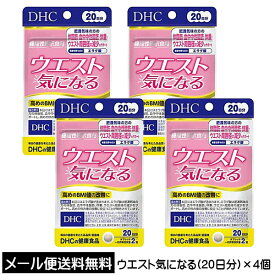 【3167】☆3【メール便にて送料無料】DHC サプリメントウエスト気になる　40粒（20日分）×4個機能性表示食品［届出番号：F309］