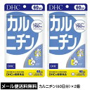 【3167】☆3【メール便送料無料】DHC サプリメントカルニチン 300粒　60日分×2個