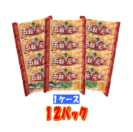 五穀で元気 (22.5g×12袋入)×12パック(1ケース)木村 肥後の米菓 黒豆 落花生 オーツ麦 黒胡麻 白胡麻 ビ…