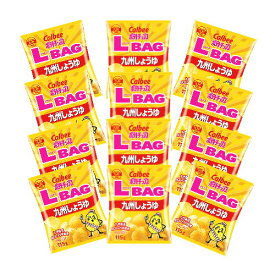 ポテトチップス LサイズBAG 九州しょうゆ 115g×12袋（1ケース）カルビー 販売地域限定 九州 ポテチ 大袋 おやつ まとめ買い 箱買い Lサイズ 大袋 徳用 パーティサイズ 甘口しょうゆ 九州醤油 鶏だし 花見 パーティー 子ども会 送料無料 ☆10 【6310】