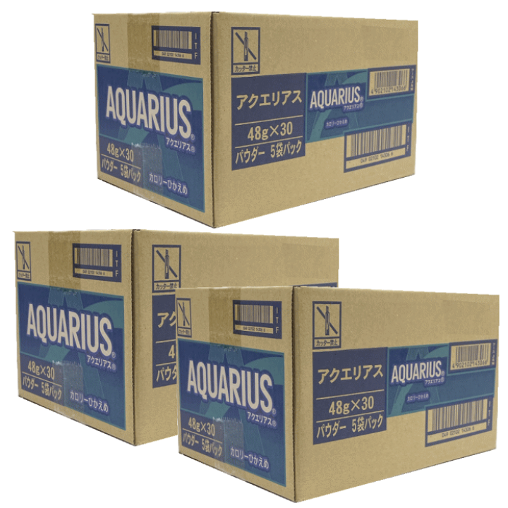 楽天市場】アクエリアス パウダー 1L用(48g) 5袋入×18個（90袋入