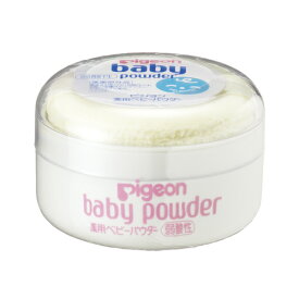 Pigeon ピジョン 薬用ベビーパウダー 弱酸性 イエローパフ付 (30g)