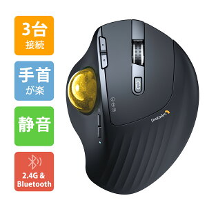 �g���b�N�{�[���}�E�X �É� 5�i�KDPI 2.4G��Bluetooth���Ή� ���C�����X �}�E�X 7�{�^�� 900mAh�d�r �g���b�N�[���}�E�X windows mac iPad�Ή� USB�[�d�� ������PC��� ���F�I�ׂ� protoarc em01 nl ����/�I�t�B