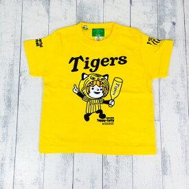タイガースキッズTシャツ　600605　Cheer Up!! Tigers　チアーアップタイガース　応援　阪神　プロ野球　プリントキッズTシャツ　CHEER　半袖Tシャツ