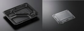 CTガチ弁L 24-20C2 BK フタ セット 800個　弁当容器　使い捨て　中央化学