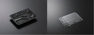 CTガチ弁L 23-17C2 BK フタ セット 1800個　弁当容器　使い捨て　中央化学