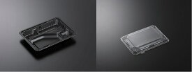 CTガチ弁L 23-17C2 BK フタ セット 900個　弁当容器　使い捨て　中央化学