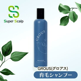 GROUS グロアス シャンプー 250ml アミノ酸 髪のボリューム ふけ 痒み ヘアケア ダメージ補修 ツヤ髪 ハリ コシ 産後 スーパースカルプ superscalp