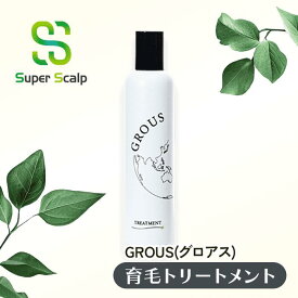 GROUS グロアス トリートメント 250ml アミノ酸 髪のボリューム ふけ 痒み ヘアケア ダメージ補修 ツヤ髪 ハリ コシ 産後 スーパースカルプ superscalp