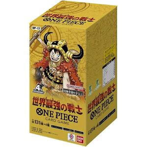 �w�������O�������xONE PIECE�J�[�h�Q�[�� �u�[�X�^�[�p�b�N ���E�ŋ��̐�m OP-17 BOX�i24�p�b�N����j