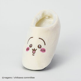 【靴下の岡本公式】ちいかわ レディース もこもこルームシューズ うさぎ