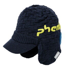 フェニックス（PHENIX）（キッズ）ジュニア ニット帽 Maskman Boys Earflap Beanie ESB22HW16 NAVY